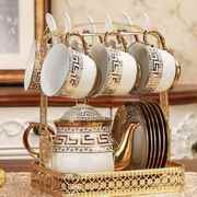 简翊欧式茶具陶瓷咖啡具骨瓷咖啡杯套装英式整套家用下午花茶杯具