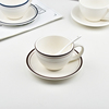 欧式陶瓷咖啡杯套装奶茶杯美式咖啡杯下午茶复古早餐杯陶瓷碗盘