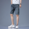 Yishion/以纯牛仔短裤男士夏季薄款五分裤弹力宽松直筒裤