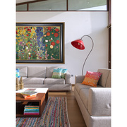 泰集泉克里姆特世界名画，原作复刻手绘油画花园客厅玄关沙发装饰画