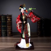 创意中国人偶娃娃，红楼梦十二金钗摆件，工艺品家居玩偶摆设礼