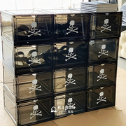 MasterMindJapan磁吸鞋盒日式MMJ骷髅头收纳盒透明球鞋潮牌展示盒