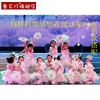六一儿童舞蹈演出服装幼儿公主蓬蓬裙女童表演蓝色亮片雪花裙