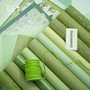星语 新春薄荷曼浅绿色系列包装纸清新白绿色系花束包花纸花艺DIY