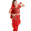新 品短袖旋转裤儿童印度舞蹈服装演出服女童肚皮舞新疆舞表