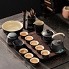 黑陶功夫茶具套装家用远山陶瓷，茶壶茶杯客厅，高档轻奢茶盘喝茶小套