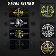 高版本(高版本)石头岛，stoneisland刺绣贴袖标袖章，肩章衣服装饰标带纽