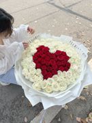 99朵红玫瑰花束同城配送上海鲜花速递女朋友爱人，求婚闺蜜生日送花