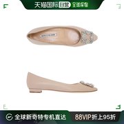 香港直邮潮奢manoloblahnik莫罗伯拉尼克女士，尖头低跟鞋