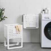 日本可折叠脏衣篓家用脏衣服，收纳筐浴室，挂墙洗衣篮子衣服桶置物架