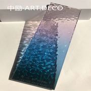 DECO渐变色树脂玻璃 亚克力艺术板双面索道屏风隔断背景墙透光板