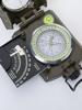 美式多功能军绿指南针指北针户外地质罗盘仪坡度测量荧光表盘