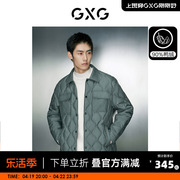 GXG男装 轻薄工装衬衫式羽绒服男保暖羽绒外套 2023年冬季
