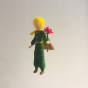 羊毛毡DIY戳戳乐小王子娃娃玩偶材料包礼物男朋友爱的礼物手作