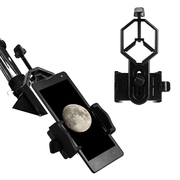 金属手机架望远镜拍照手机夹通用支架显微镜天文望远镜摄影支架