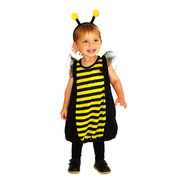 万圣节儿童小蜜蜂cosplay表演服女孩幼儿园昆虫动物装扮演出服装