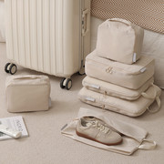 旅行收纳袋行李箱压缩冬天衣服羽绒服，整理包旅游(包旅游)衣物分装防水袋子