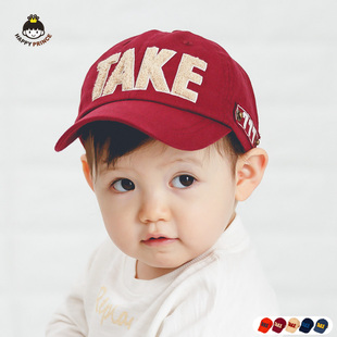 韩国take婴儿帽子，春季网红鸭舌帽时尚儿童棒球帽，宝宝帽子春秋