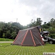 新车顶帐篷户外自动液压折叠后15cm厚超薄超轻防暴风雨越野软顶品