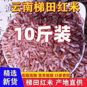 云南哈尼梯田红米红糯米软米哈尼胭脂米大米，10斤农家新米杂粮粥米