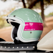 西班牙MT头盔摩托车半盔男女士哈雷复古冬季骑行踏板车安全帽四季