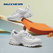 Skechers斯凯奇女鞋秋冬季款小白鞋增高老爹鞋厚底鞋运动鞋熊猫鞋