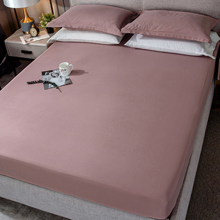 全棉床笠单件纯棉纯色席梦思，床垫保护套罩全包，防滑床单床罩防尘罩