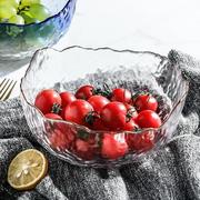 沙拉碗盘子家用碗盘，餐具套装玻璃水果盘，果盆客厅水果