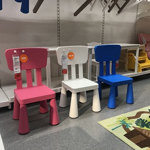 儿童椅子幼儿园靠背椅加厚板凳宝宝，餐椅塑料小椅子，家用小凳子防滑