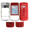 诺基亚NOKIA 6210S手机外壳 全套含镜面 键盘 中壳 红色