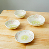 美浓烧日式进口家用陶瓷圆形釉下彩餐盘，餐具水果盘子沙拉菜盘
