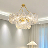 客厅吊灯后现代简约轻奢卧室灯创意大气贝壳，水晶玻璃主卧餐厅灯具