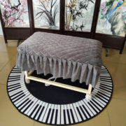 椅子套凳子套罩方凳套罩圆凳套钢琴凳化妆凳套梳妆台床头柜套罩