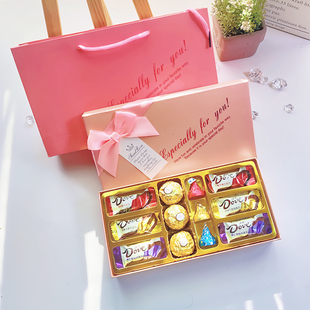 德芙巧克力好时巧克力费列罗巧克力礼盒装送男女朋友38妇女节礼物
