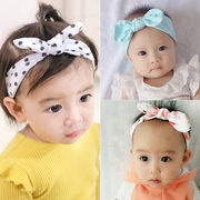 婴儿发带护囟门韩国女宝宝头花头饰发箍公主0-1-2岁3卤门女宝女婴