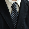 礼盒装窄款条纹休闲韩版学院风百搭黑色酒红蓝色，领带男上班面试