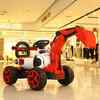 儿童电动挖掘机可坐可骑宝宝超大号男女孩挖土机工程玩具车