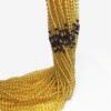 纯天然琥珀项链吊坠配链圆珠，108金珀3-4mm挂绳毛衣链子