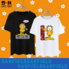 加菲猫短袖t恤衫男女纯棉半袖Garfield上衣服装夏季个性潮流体恤