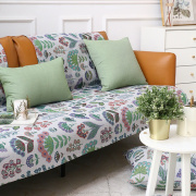 ekelund美式田园沙发垫全棉客厅，沙发防滑坐垫，沙发巾盖布四季通用