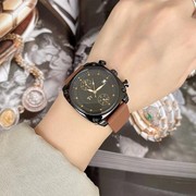 手表潮流气质韩版大红表盘，表带日历女时尚方形石英国产腕表