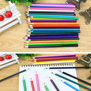 彩色铅笔18色儿童成人，绘彩画笔填色画画笔纸筒，桶装美术用品套装