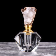 sj天然玛瑙石创意水晶沉香分，装瓶高档精油瓶，3ml小空瓶化妆品小瓶