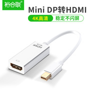 minidp转hdmi转接线vga笔记本连4K电视显示器投影仪迷你小dp转换头雷电视频连接转换器电脑