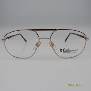 外贸复古 vintage 金属双梁加宽大脸近视眼镜架 光学眼镜框CS1473