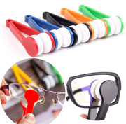 无尘细眼镜清洁夹不伤镜片学生便携眼镜清洁刷擦拭布擦眼镜神器