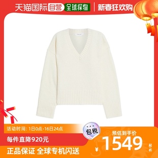 香港直邮潮奢framedenim女士，结子花式针织羊毛混纺毛衣