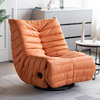 毛毛虫多功能沙发电动摇摇椅可躺旋转客厅懒人单人沙发午睡科技布