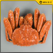 仿真冻帝王蟹模型皇帝蟹长腿蟹假海鲜水产梭子蟹大螃蟹模具仿真菜
