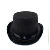 万圣节魔术帽高礼帽(高礼帽，)魔术师帽子聚会爵士，帽儿童成人舞台表演